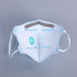 Personal Care Foldable Ffp2 Mask Blue Color For Milling Work / Construction