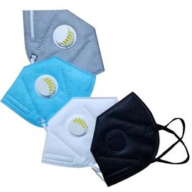 Breathing Valve Foldable Ffp2 Mask Three Layers Protection Bacterial Filtration